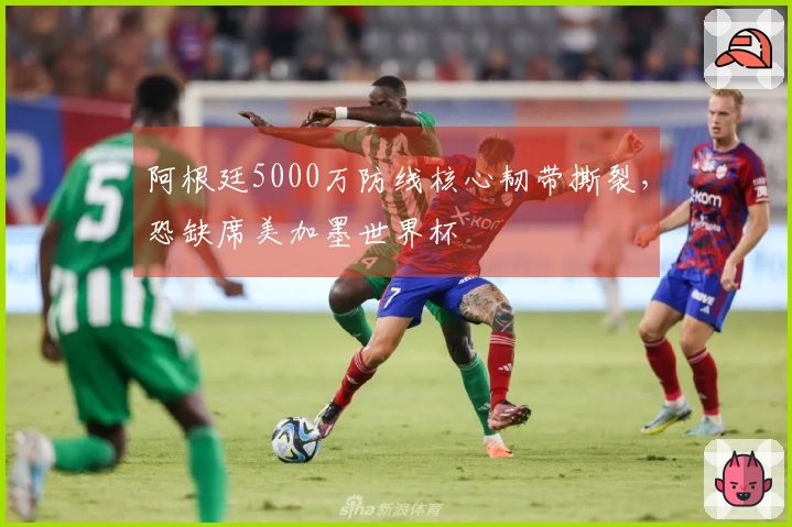 阿根廷5000万防线核心韧带撕裂，恐缺席美加墨世界杯
